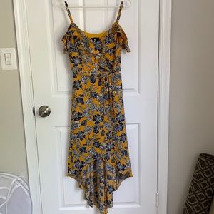 iZ Beyer Hi Lo Wrap Dress